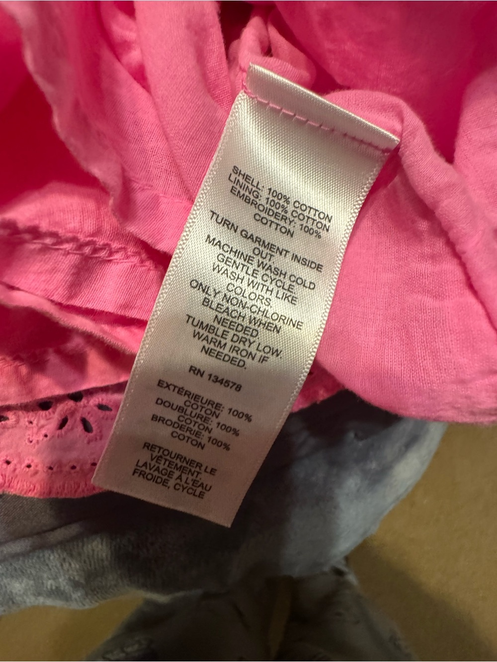 Vineyard Vines Pink Eyelet Mini Dress - Picture 7 of 7
